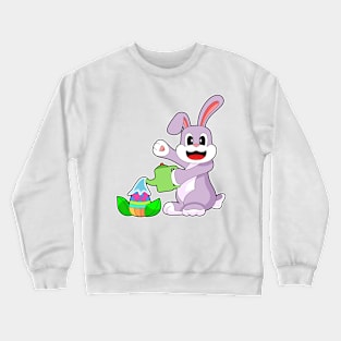 Rabbit Easter Easter egg Watering can Crewneck Sweatshirt